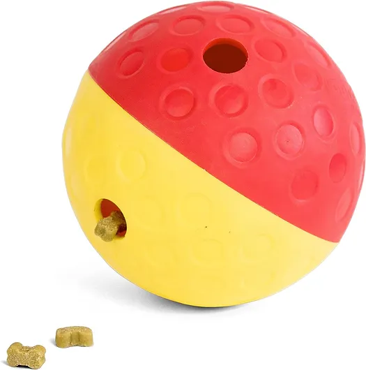 Outward Hound Nina Ottosson Treat Tumble Interactive Treat Ball Dog Puzzle Dog Enrichment Dog Toy, Level 1 Beginner